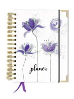 Planer / kalendarz bez dat - FIOLETOWY BŁAWATEK