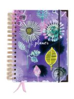 Planer / kalendarz bez dat - FIOLETOWY RUMIANEK