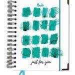 Bullet journal - morskie kwadraty