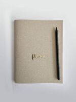 Złote tłoczenie planer miesięczny